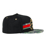 Grassroots California Method Man Camo Ripstop Black Fitted Hat