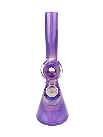 Gemini Art Glass Donut Mini Tube Woodgrain Wildberry Satin