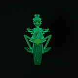 Grateful Dead - Motorcycle Rick (Green) Pin