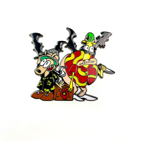 Fear and Loathing/Rocko’s Modern Life Pin