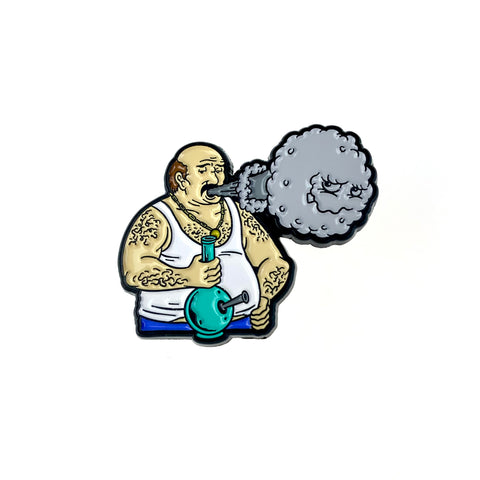 Karl Smoking Meat Pin